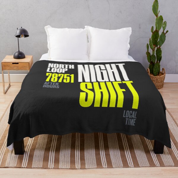 Item preview, Night Shift North Loop 78751 After Hours Typography designed and sold by SplashTastic.