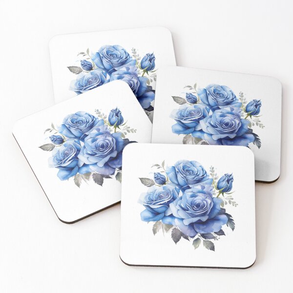 Item preview, Blue Rose | Elegant Floral Aesthetic Art designed and sold by Mandayartstudio.