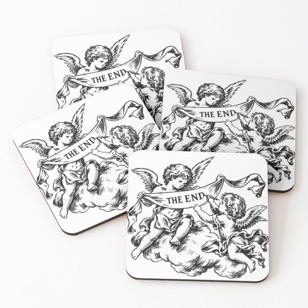 Item preview, The End – Vintage Cherub Angel Illustration designed and sold by newyorkwala.