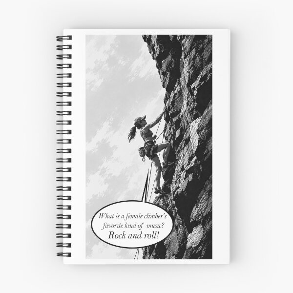 Item preview, Cute girl with a quote for climbers. #5 designed and sold by UrbanTRIP.