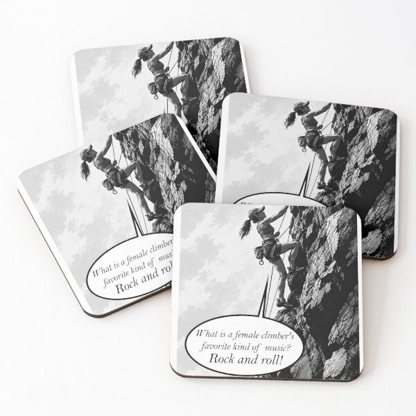Item preview, Cute girl with a quote for climbers. #5 designed and sold by UrbanTRIP.