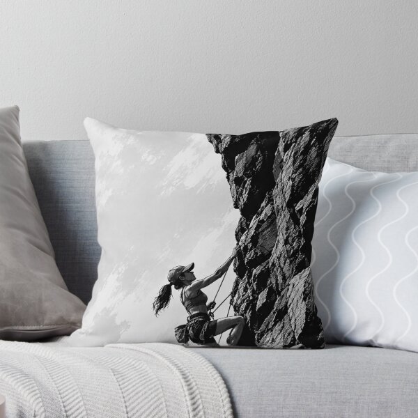 Item preview, Cute girl with a quote for climbers. #5 designed and sold by UrbanTRIP.