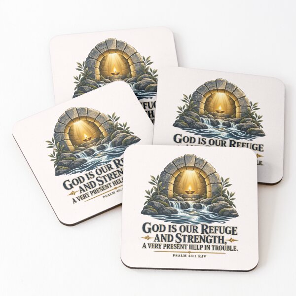 Item preview, Psalm 46:1 God Is Our Refuge Christian designed and sold by ChristianLife.