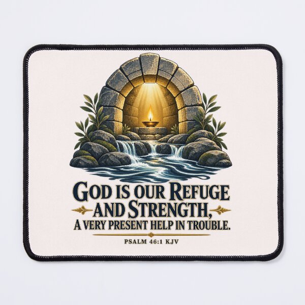 Item preview, Psalm 46:1 God Is Our Refuge Christian designed and sold by ChristianLife.
