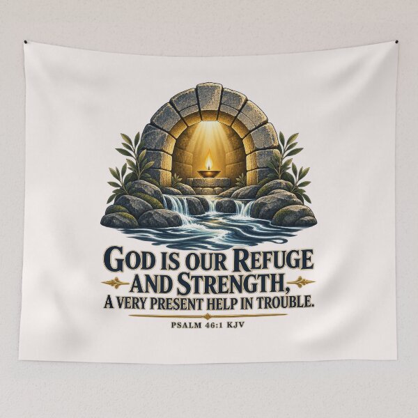 Item preview, Psalm 46:1 God Is Our Refuge Christian designed and sold by ChristianLife.
