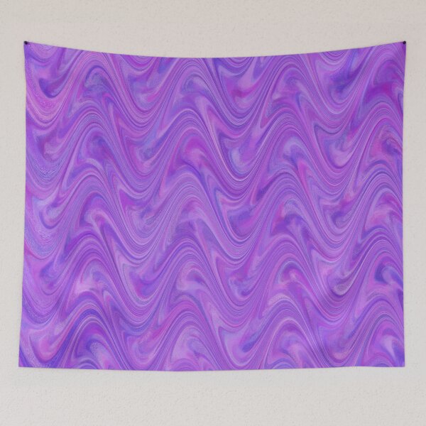 Item preview, Marbling Abstract Purple Pink designed and sold by ArtbyDebbieC.