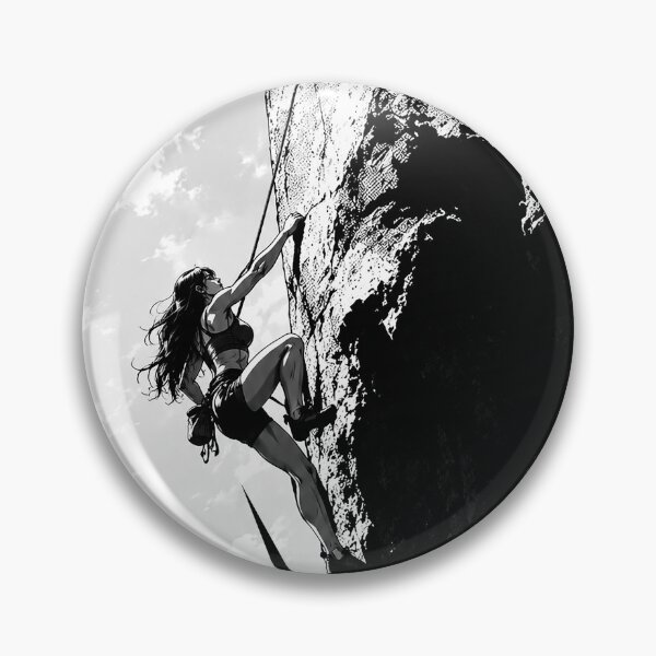 Item preview, Cute girl with a quote for climbers designed and sold by UrbanTRIP.