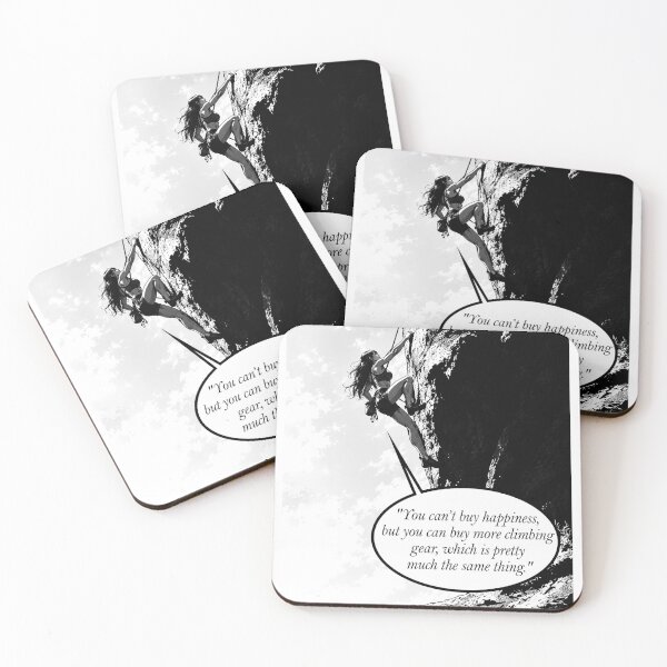 Item preview, Cute girl with a quote for climbers designed and sold by UrbanTRIP.