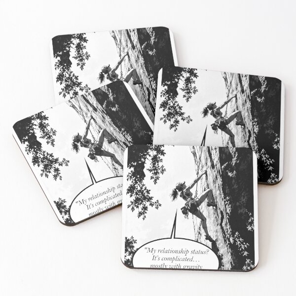 Item preview, Cute girl with a quote for climbers. #2 designed and sold by UrbanTRIP.