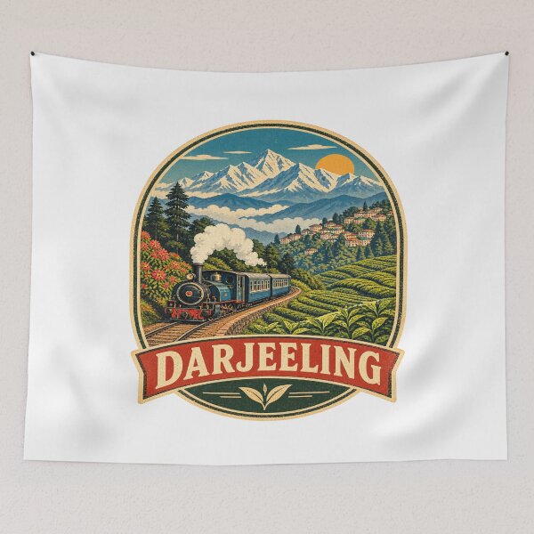 Item preview, Darjeeling Himalayan Railway Toy Train Vintage Travel designed and sold by Globalcitytees.