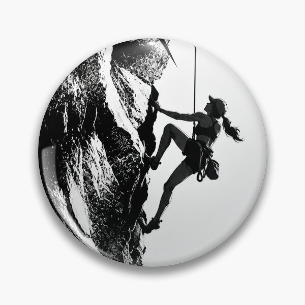 Item preview, Cute girl with a quote for climbers. #3 designed and sold by UrbanTRIP.