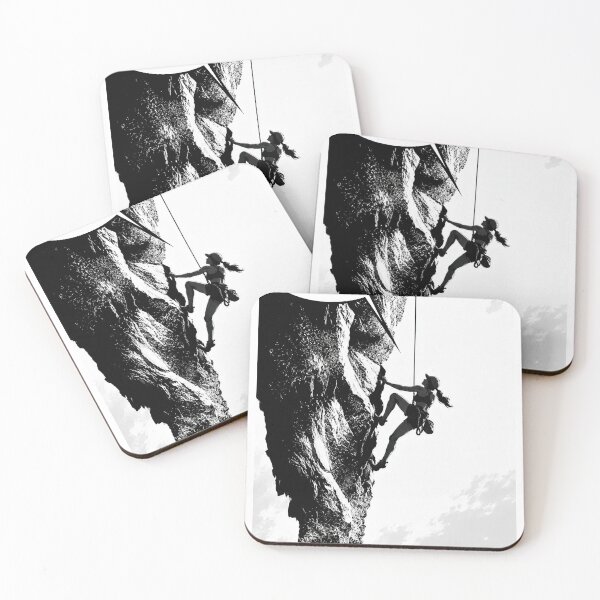 Item preview, Cute girl with a quote for climbers. #3 designed and sold by UrbanTRIP.