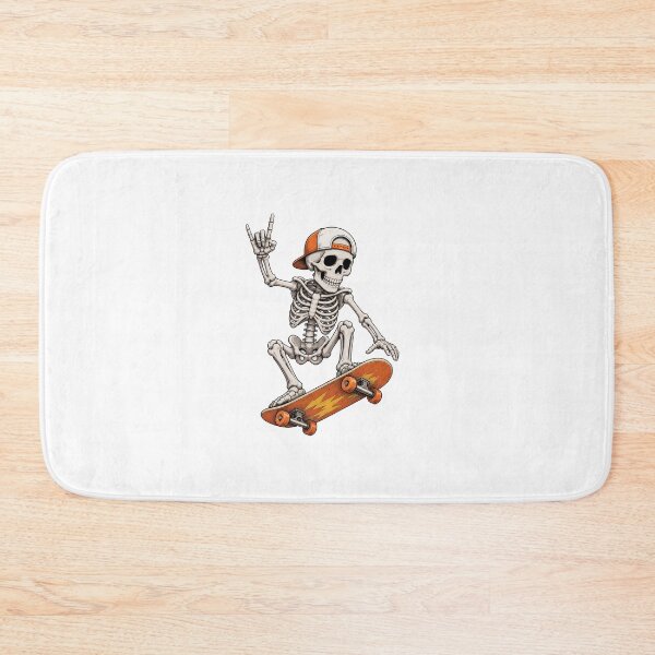 Item preview, Skeleton Playing Skateboarding Illustration designed and sold by OlyvieArt.