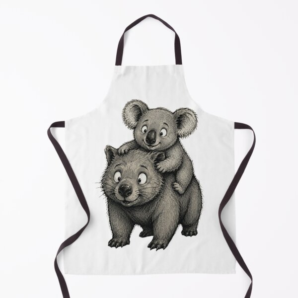 Item preview, AUSSIE WOMBAT and Koala designed and sold by BRETT'S ART STUDIO.
