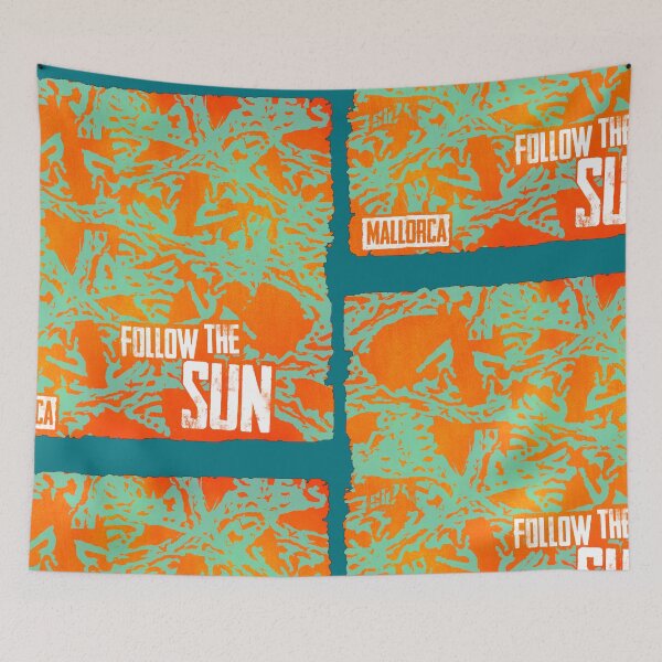 Item preview, Mallorca - follow the sun - coral designed and sold by Periartwork.