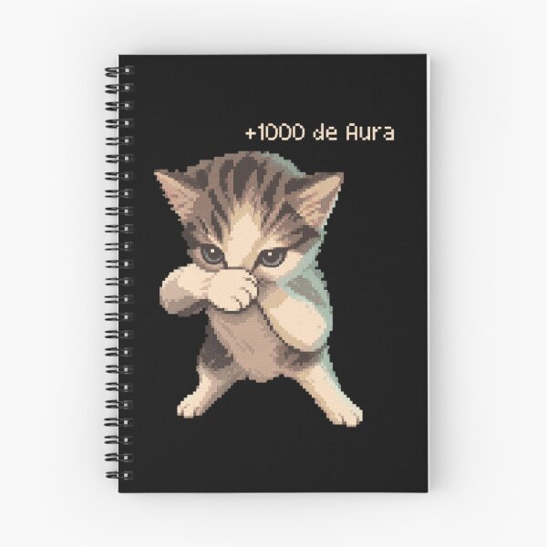 Item preview, Plus 1000 Aura Fighting Kitten Pixel Art designed and sold by Zyphero.