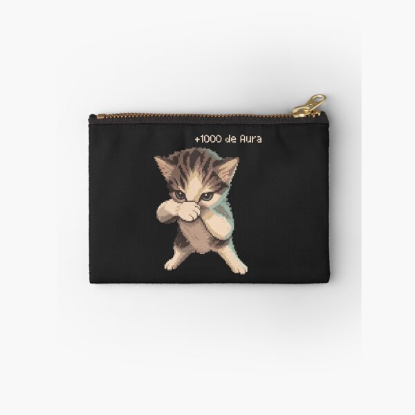 Item preview, Plus 1000 Aura Fighting Kitten Pixel Art designed and sold by Zyphero.