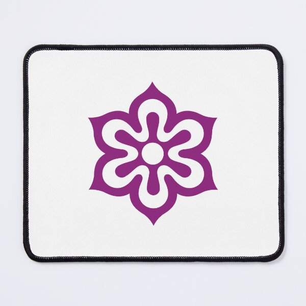 Item preview, Kyoto Prefecture Official Emblem - Purple Flower Symbol designed and sold by simefaula.