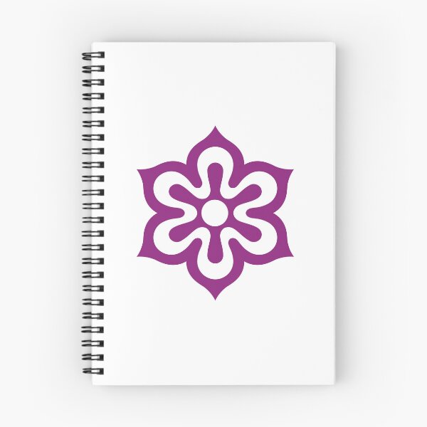 Item preview, Kyoto Prefecture Official Emblem - Purple Flower Symbol designed and sold by simefaula.