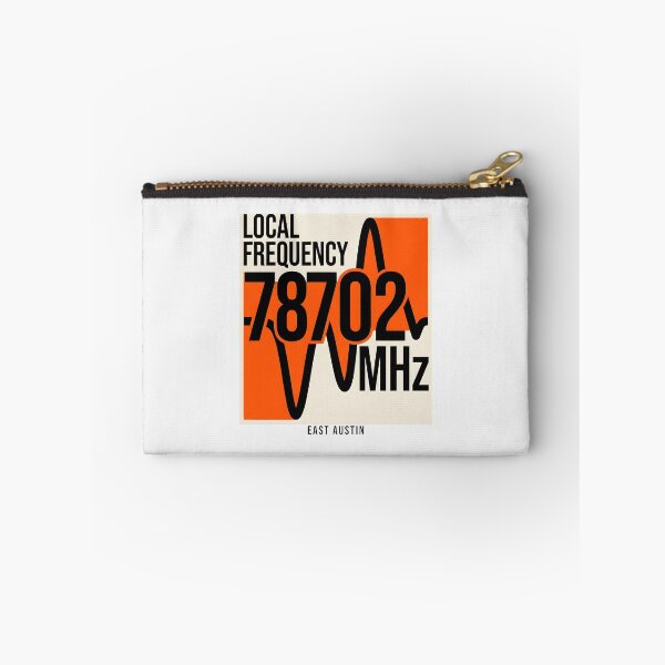 Item preview, East Austin 78702 Local Frequency Radio Wave Graphic designed and sold by SplashTastic.