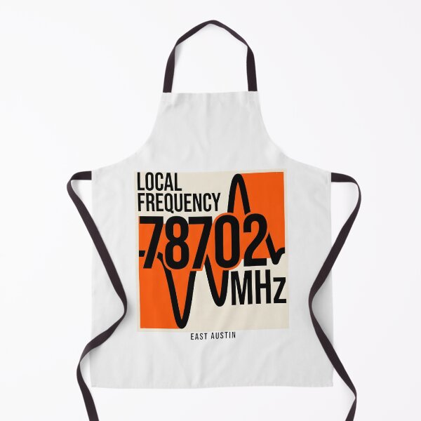 Item preview, East Austin 78702 Local Frequency Radio Wave Graphic designed and sold by SplashTastic.