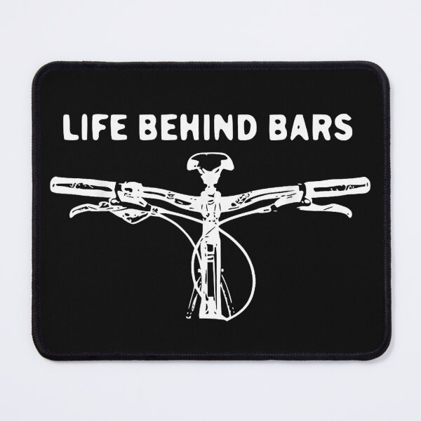 Item preview, Life Behind Bars Funny Cycling Motorcycle Rider designed and sold by SiroBellucci.