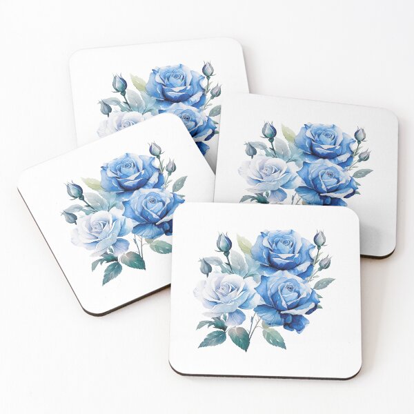 Item preview, Blue Rose | Elegant Floral Aesthetic Art designed and sold by Mandayartstudio.