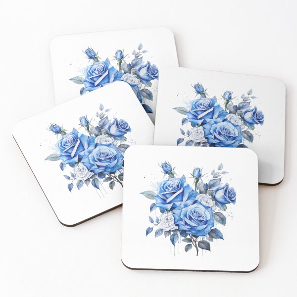 Item preview, Blue Rose | Elegant Floral Aesthetic Art designed and sold by Mandayartstudio.