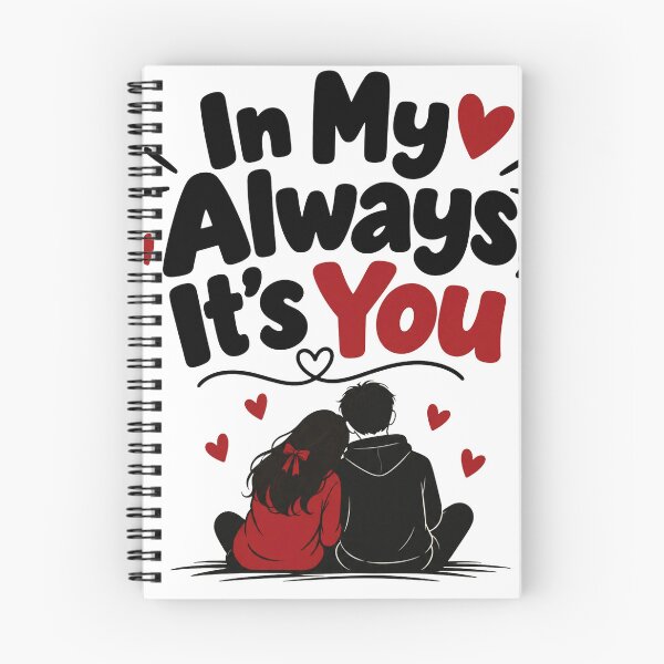 Item preview, In My Always, It's You – Romantic Couple Love Design designed and sold by Lovestickerco.