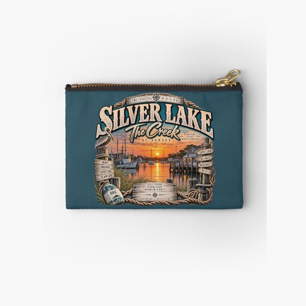 Item preview, Silver Lake The Creek at Sunset designed and sold by The Coastal Route.