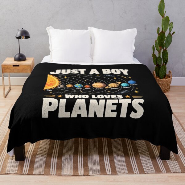 Item preview, Just A Boy Who Loves Planets designed and sold by CelidaBonde.