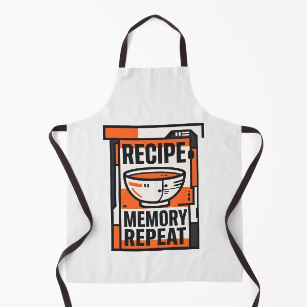 Item preview, Ramen Lover Recipe Memory Repeat Sci-Fi Food Graphic designed and sold by SplashTastic.