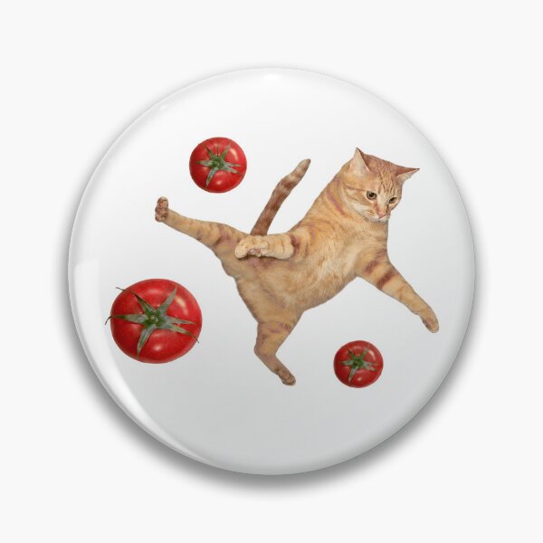Item preview, Ninja Cat Tomato Karate Kick designed and sold by Zyphero.