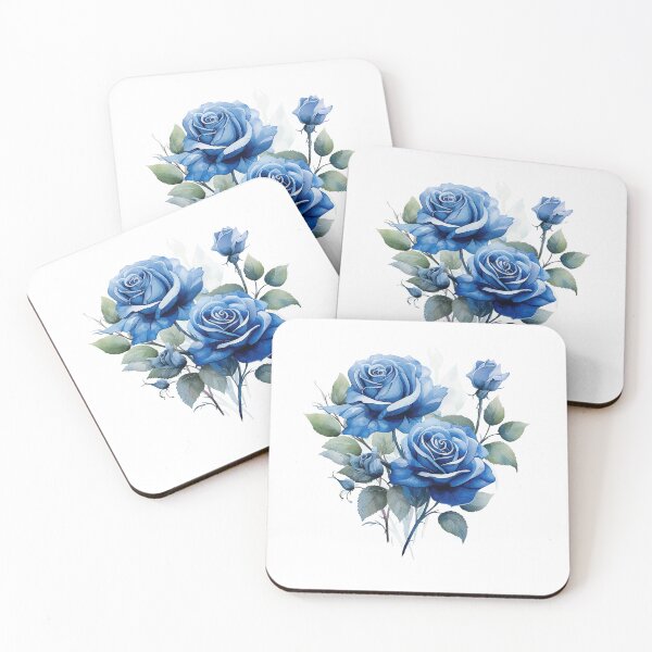 Item preview, Blue Rose | Elegant Floral Aesthetic Art designed and sold by Mandayartstudio.