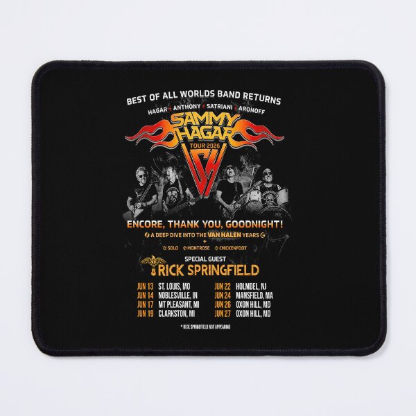 Item preview, Sammy Hagar 2026 Best Of All Worlds Tour designed and sold by NcolasotamA.
