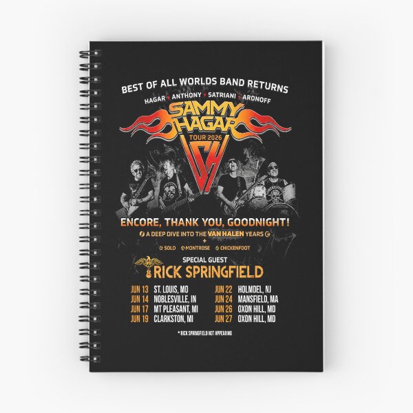 Item preview, Sammy Hagar 2026 Best Of All Worlds Tour  designed and sold by NcolasotamA.