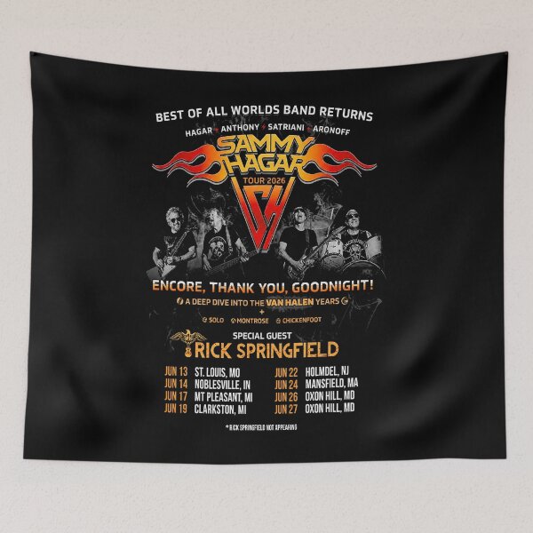Item preview, Sammy Hagar 2026 Best Of All Worlds Tour  designed and sold by NcolasotamA.