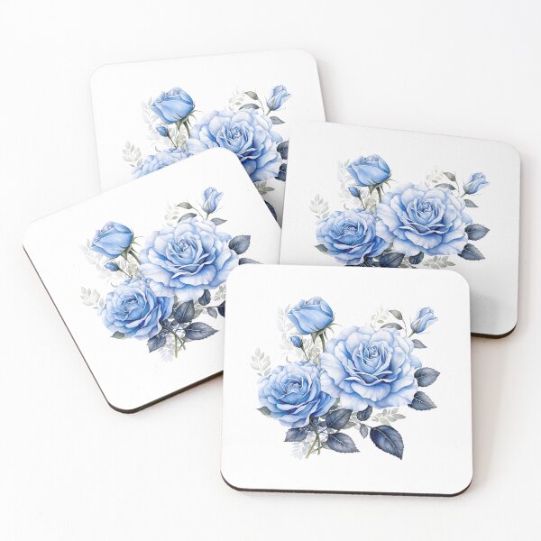 Item preview, Blue Rose | Elegant Floral Aesthetic Art designed and sold by Mandayartstudio.