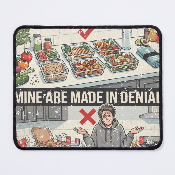 Item preview, Abs Are Made in the Kitchen — Mine Are Made in Denial designed and sold by LoganDzign.