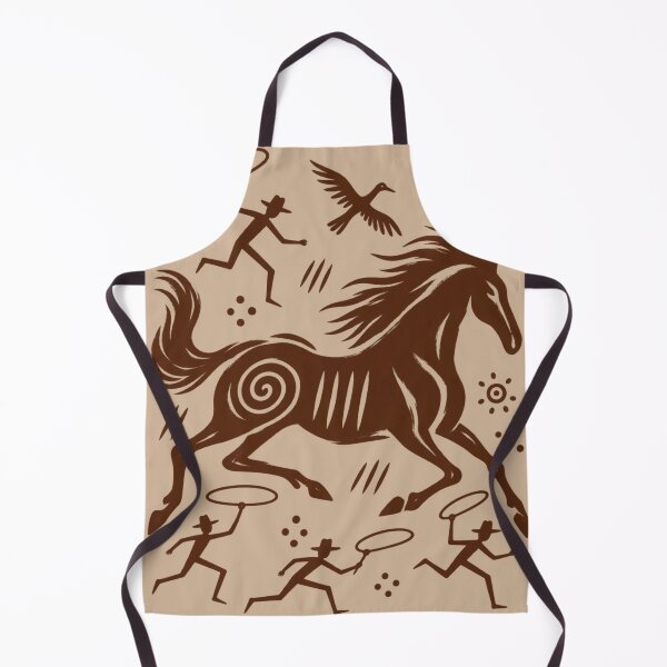 Item preview, Cowboy Cave Art Horse - Ancient Western Wild Horse Graphic designed and sold by JonelCrafts.