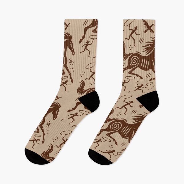 Item preview, Cowboy Cave Art Horse - Ancient Western Wild Horse Graphic designed and sold by JonelCrafts.