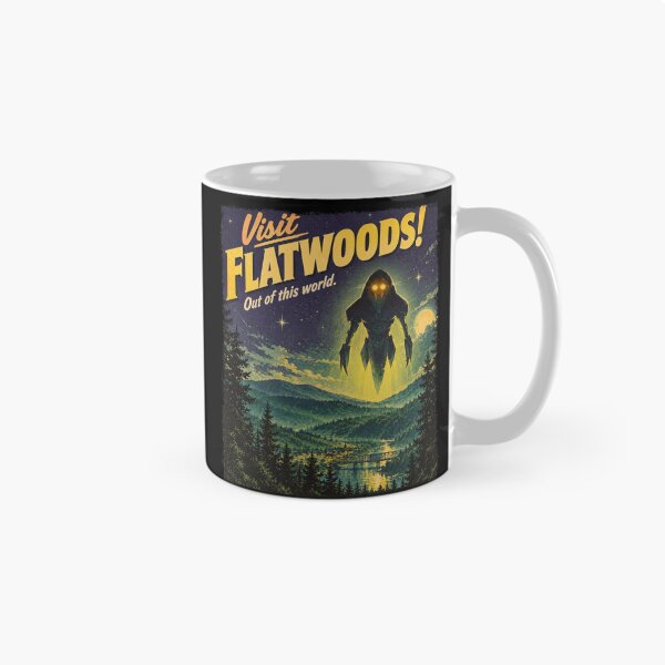 Item preview, Spooky Flatwoods Monster Vintage Art designed and sold by Fictional Ink Society.
