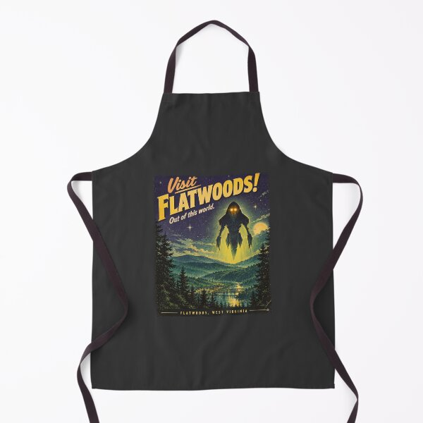Item preview, Spooky Flatwoods Monster Vintage Art designed and sold by Fictional Ink Society.