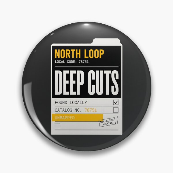Item preview, Deep Cuts North Loop 78751 Collector Archive Graphic designed and sold by SplashTastic.
