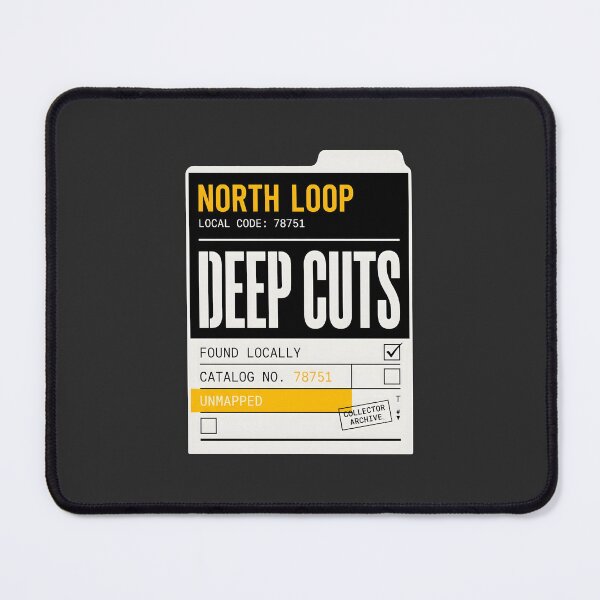 Item preview, Deep Cuts North Loop 78751 Collector Archive Graphic designed and sold by SplashTastic.