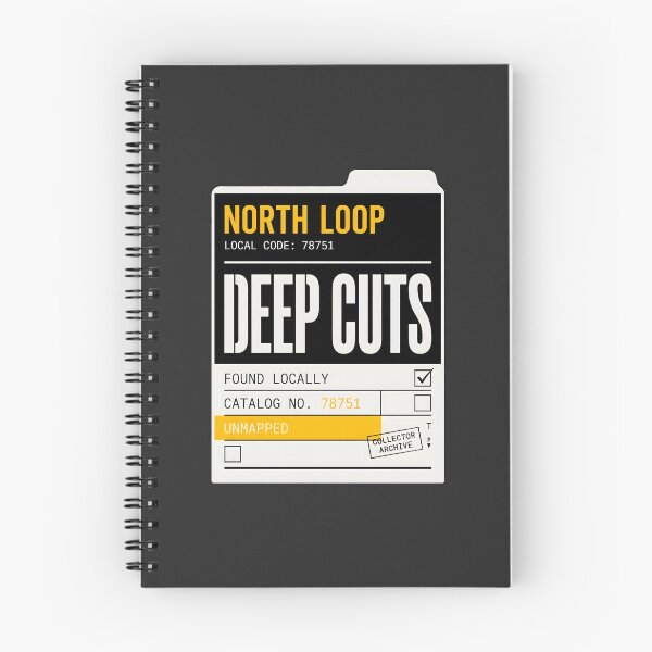 Item preview, Deep Cuts North Loop 78751 Collector Archive Graphic designed and sold by SplashTastic.