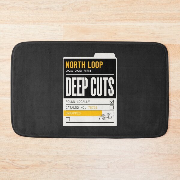 Item preview, Deep Cuts North Loop 78751 Collector Archive Graphic designed and sold by SplashTastic.