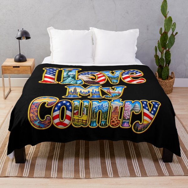 Item preview, I Love My Country Patriotic Usa designed and sold by Tomtomatos.