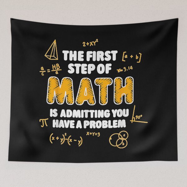Item preview, The First Step of Math Rab is Admitting You Have A Problem  designed and sold by StanaLuis.