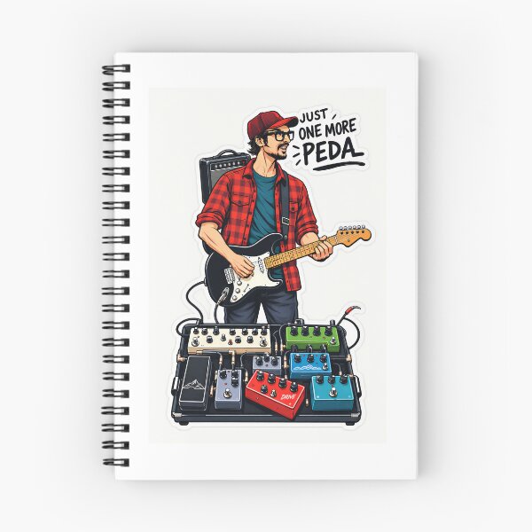 Item preview, Just One More Pedal – Funny Guitarist Pedalboard Design designed and sold by davitabros.